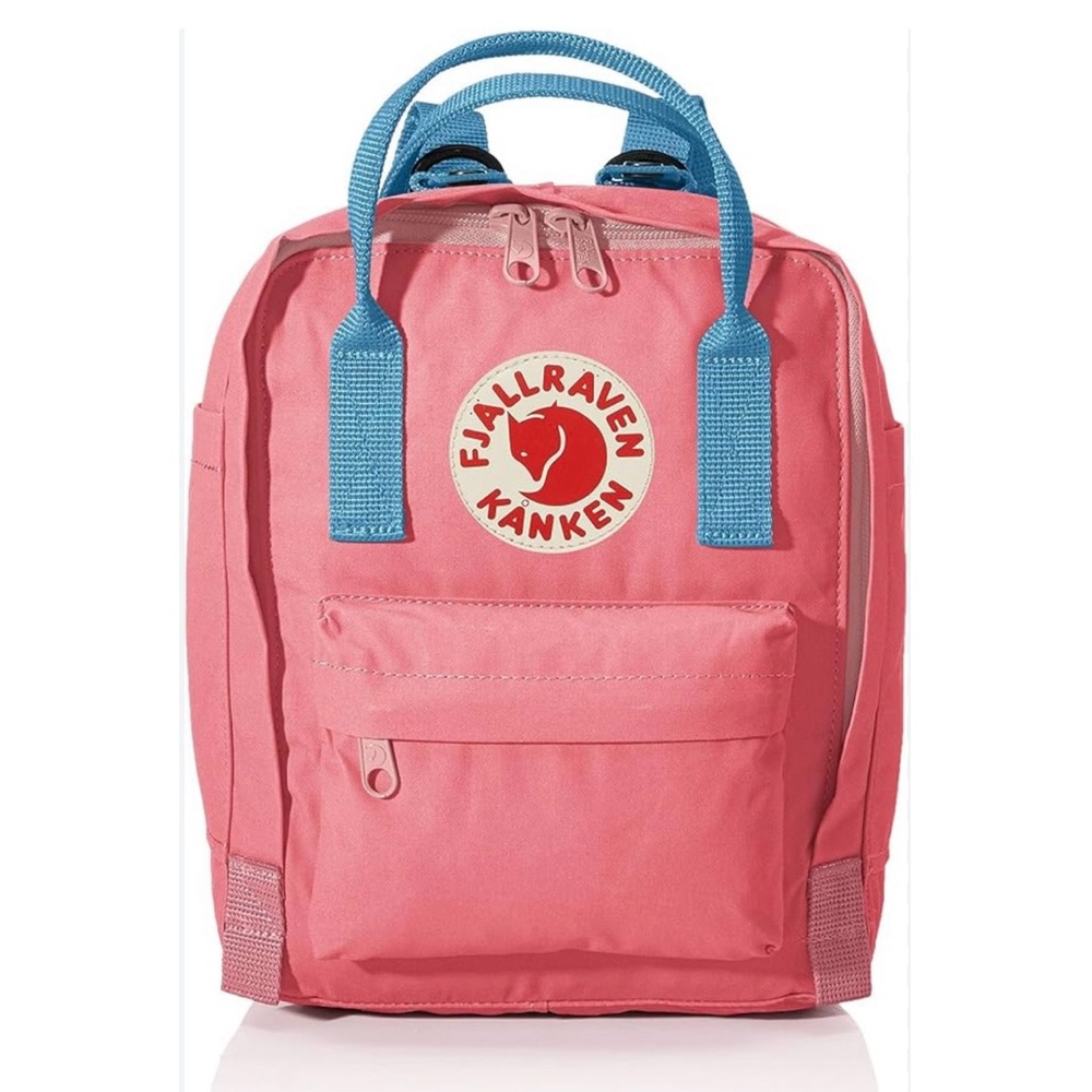 Fjallraven Kanken Pink and Blue Mini Backpack